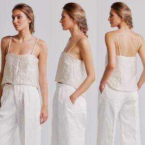 Jeune Otte Marisa Sculted Tank In Champagne Size 1 XS